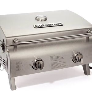 Cuisinart Stainless Steel Portable Grill - Silver